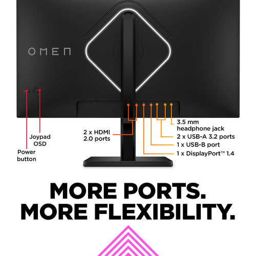 OMEN by HP 27 inch QHD 240Hz Gaming Monitor - OMEN 27qs OMEN by HP 27 inch QHD 240Hz Gaming Monitor - OMEN 27qs